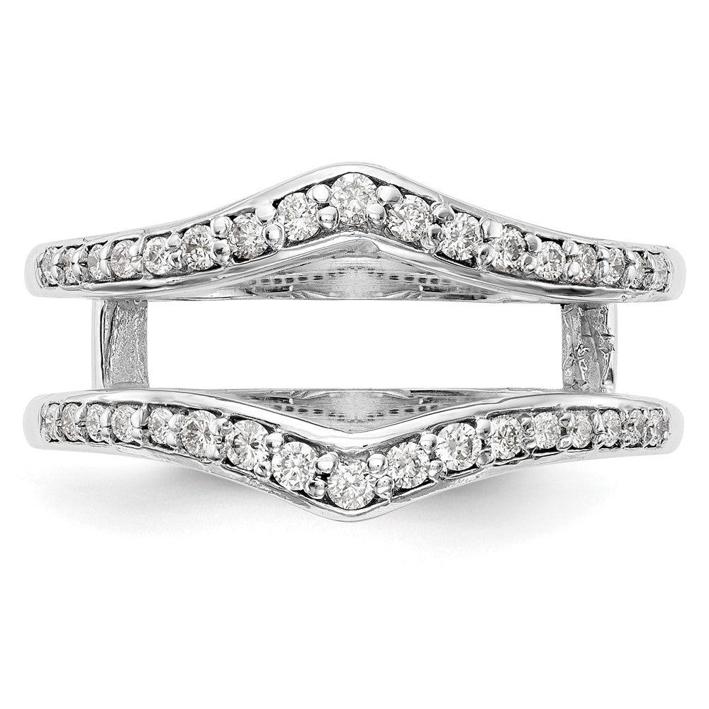 14K Weißgold True Origin 1/2 Karat Im Labor Gezüchtet Diamant Vs D E F Ring Guard