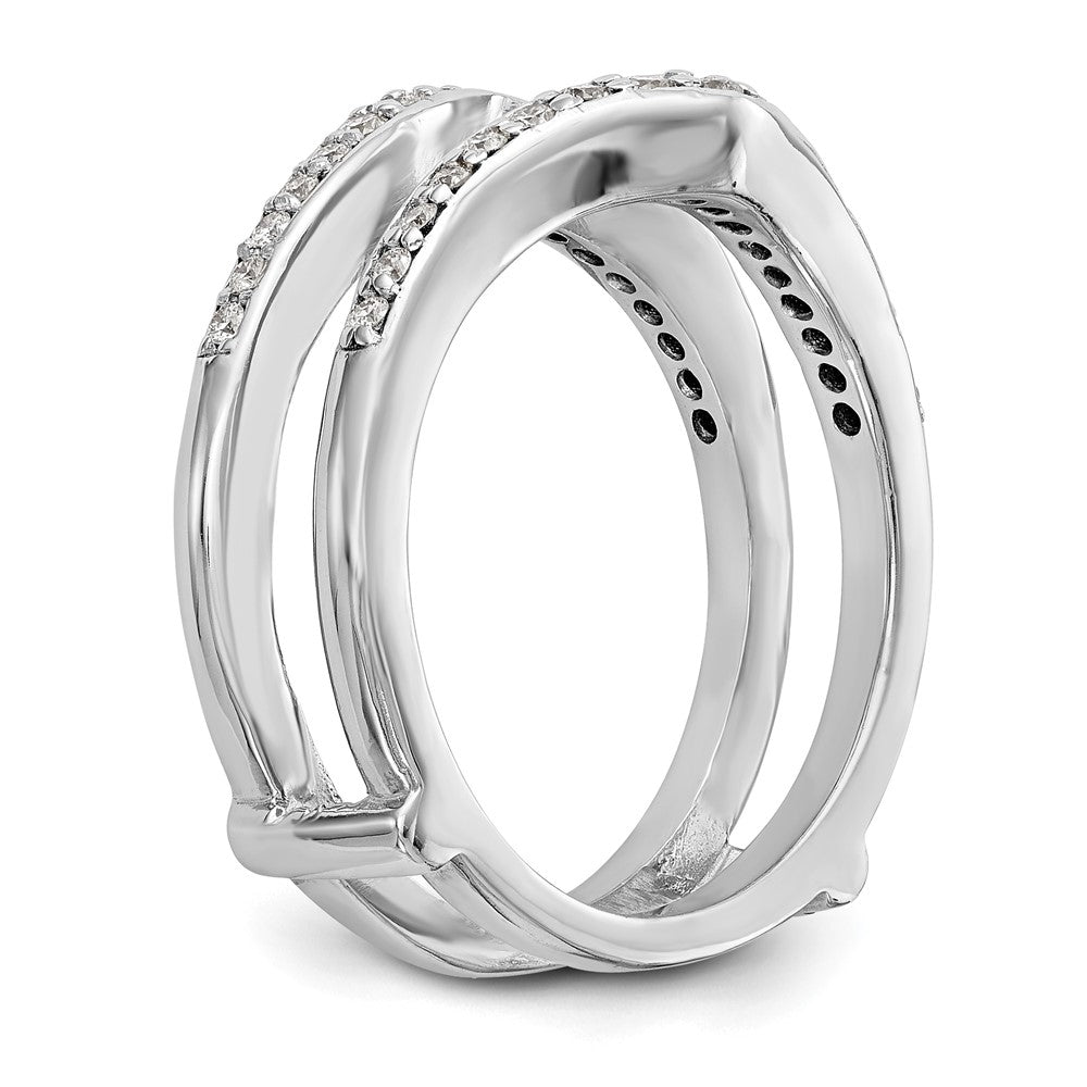 14K Weißgold True Origin 1/2 Karat Im Labor Gezüchtet Diamant Vs D E F Ring Guard