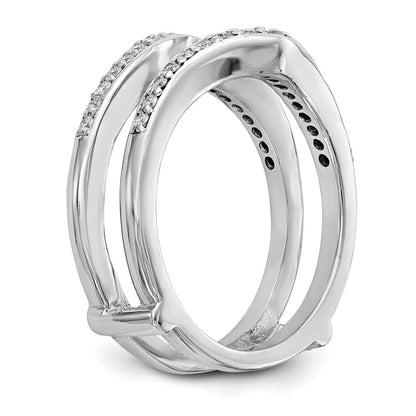 14K Weißgold True Origin 1/2 Karat Im Labor Gezüchtet Diamant Vs D E F Ring Guard