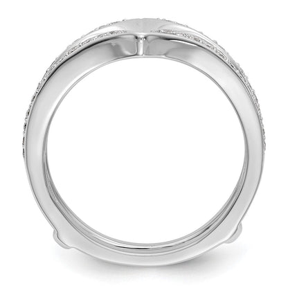 14K Weißgold Diamant-Ring