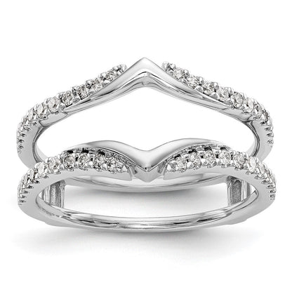 14K Weißgold Diamant-Ehering