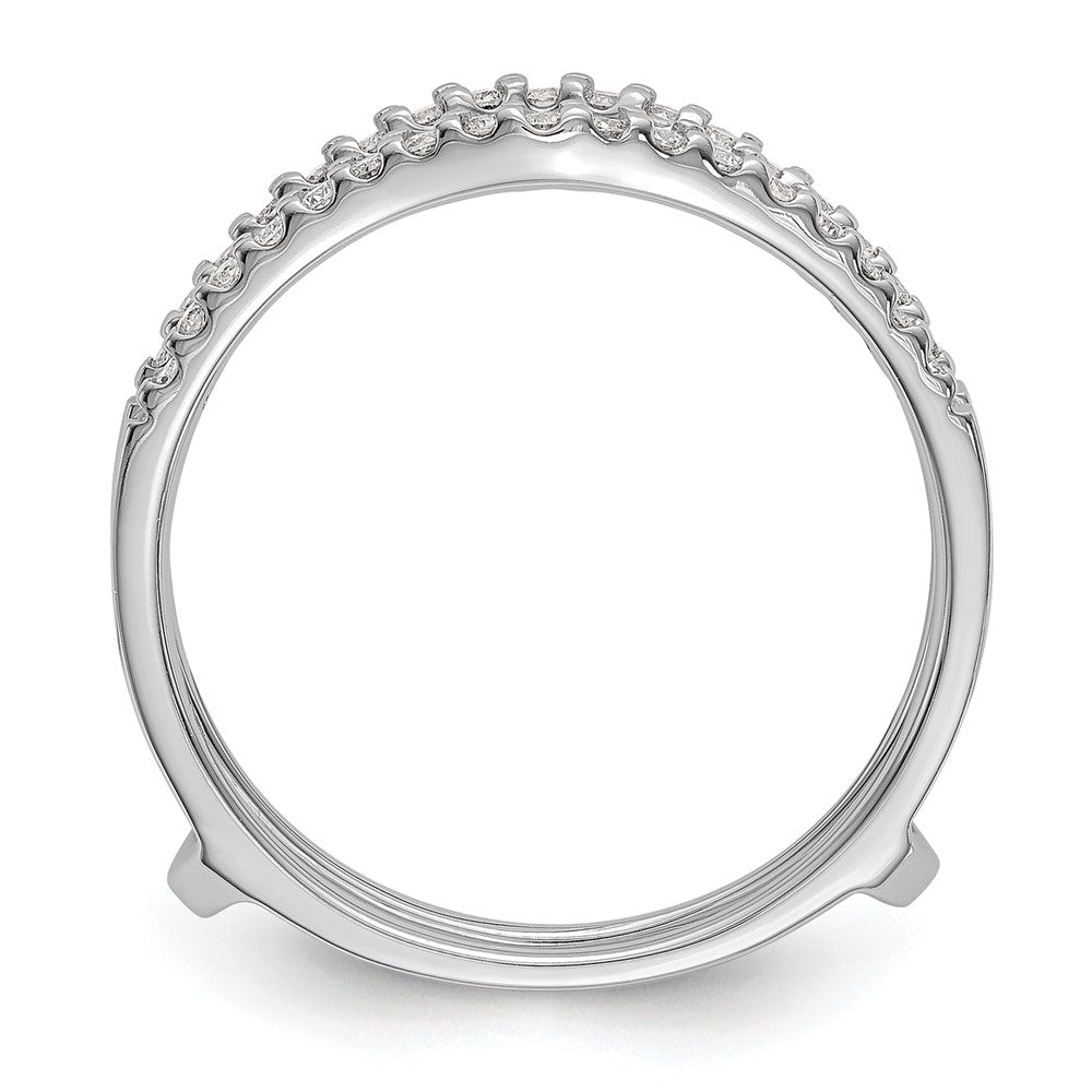 14K Weißgold Ring-Guard mit 0,25 ct. Laborgezüchtetem Diamant VS/SI+ G+