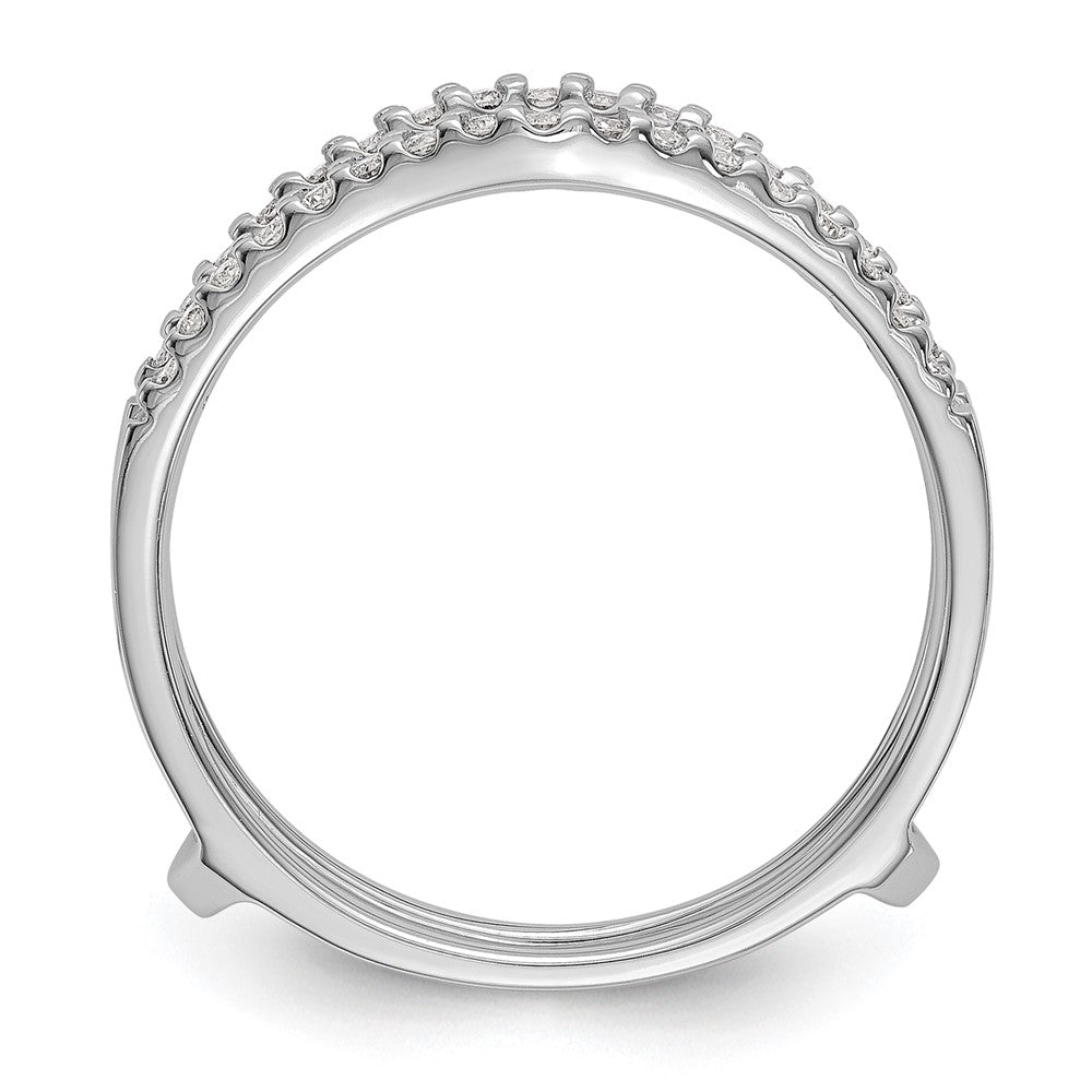 14K Weißgold Diamant-Ehering