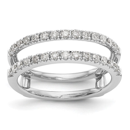 14K Weißgold Diamant-Ehering