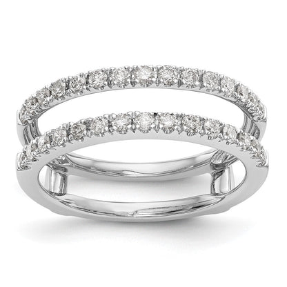 14K Weißgold Ring Guard mit 0,5 ct. Laborgezüchteten Diamanten VS/SI+ G+