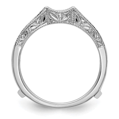 14K Weißgold Ehering mit blauen und weißen natürlichen Diamanten