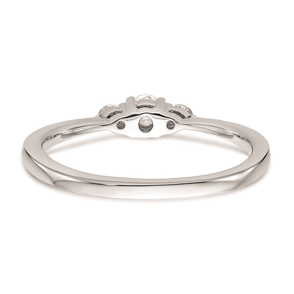 14K Weißgold Verlobungsring mit natürlichen Diamanten, vollständig besetzt