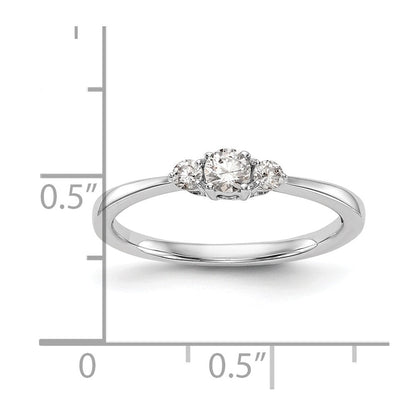 14K Weißgold Verlobungsring mit natürlichen Diamanten, vollständig besetzt