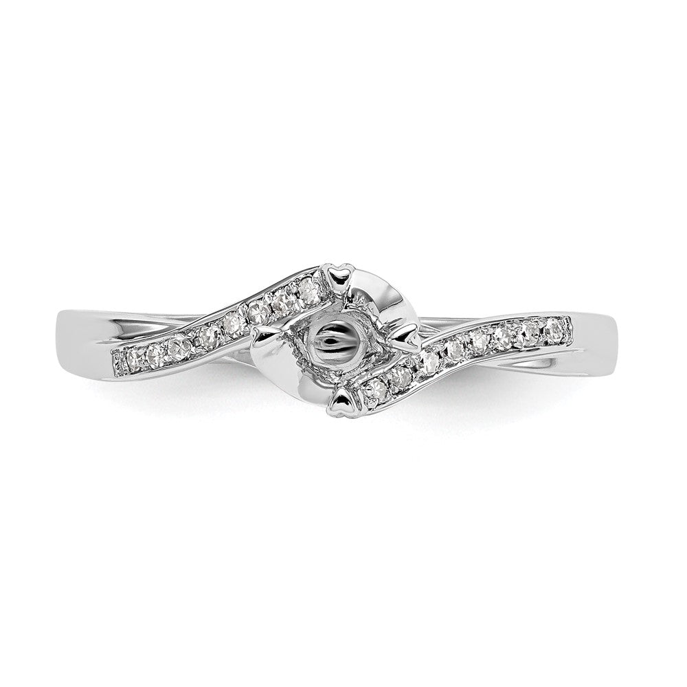 First Promise 10K Weißgold 0,33 ct. Laborgezüchteter Diamant VS/SI+ G+ Complete Petite Verlobungsring