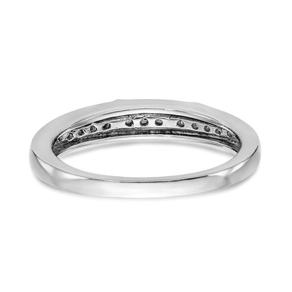14K Weißgold Herren-Trauring-Set mit natürlichen Diamanten, komplett
