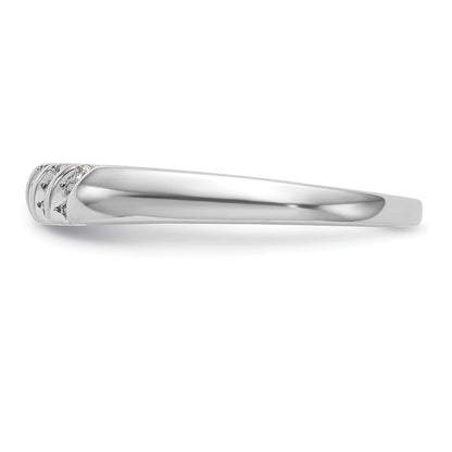 14K Weißgold Komplettes Echte-Diamant-Trio-Herren-Ehering