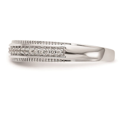 14K Weißgold Braut-Set mit natürlichen Diamanten für Damen – Verlobungsring und Ehering