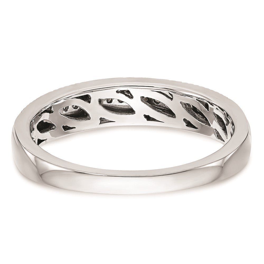 14K Weißgold Braut-Set mit natürlichen Diamanten für Damen – Verlobungsring und Ehering
