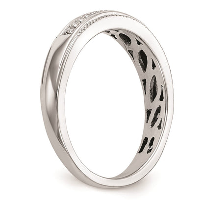 14K Weißgold Braut-Set mit natürlichen Diamanten für Damen – Verlobungsring und Ehering