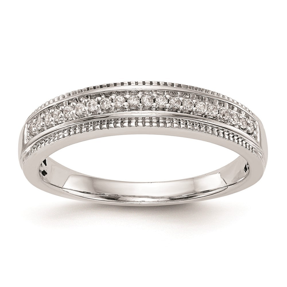 14K Weißgold Braut-Set mit natürlichen Diamanten für Damen – Verlobungsring und Ehering