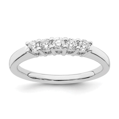 14K Weißgold True Origin 1/3 Karat Im Labor Gezüchtet Diamant Vs/si D E F 5 Stein Ring