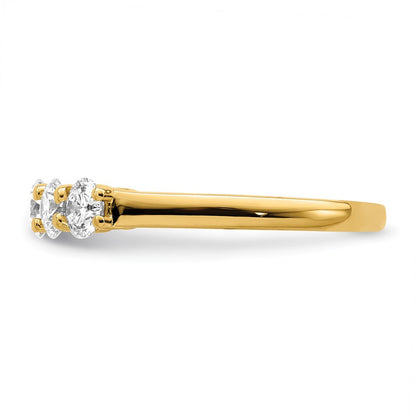 True Origin 14K 1 1/3 Karat Im Labor Gezüchtet Diamant Vs/si D E F 5 Stein Ring