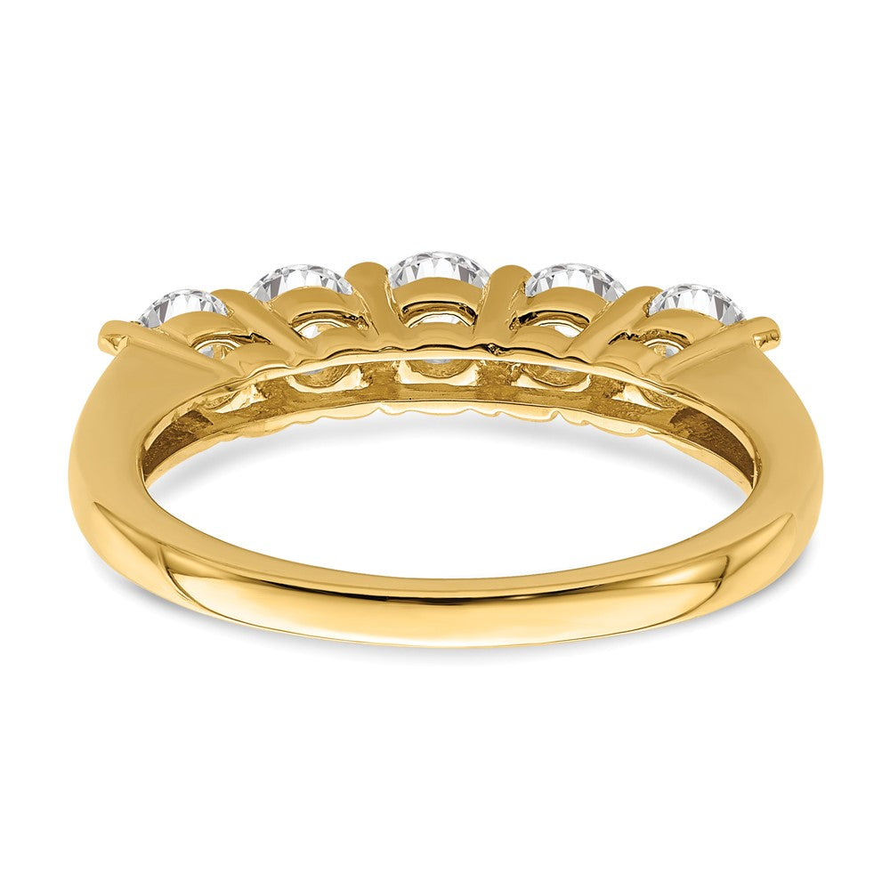 True Origin 14K 1 1/3 Karat Im Labor Gezüchtet Diamant Vs/si D E F 5 Stein Ring