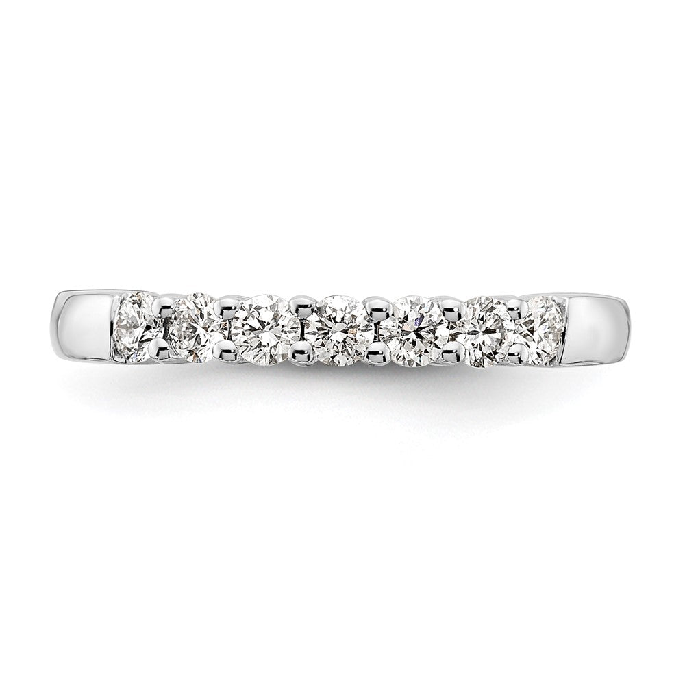 14K Weißgold Siebenstein-Modering mit 0,5 ct. Labor-gezüchteten Diamanten VS/SI+ G+