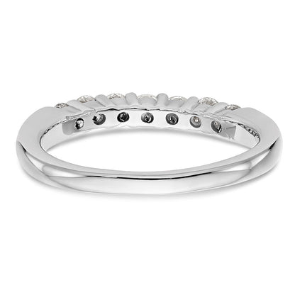 14K Weißgold Diamant-Ring mit 7 Steinen