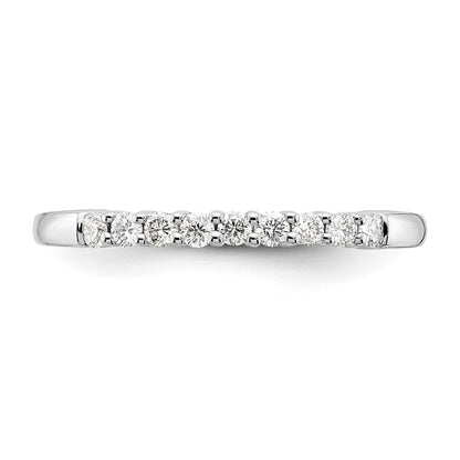14K Weißgold Fashion-Ring mit 0,25 ct. Laborgezüchteten Diamanten, VS/SI+ G+, neun Steine