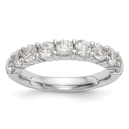 14K Gelbgold Ehering mit 9 echten Diamanten