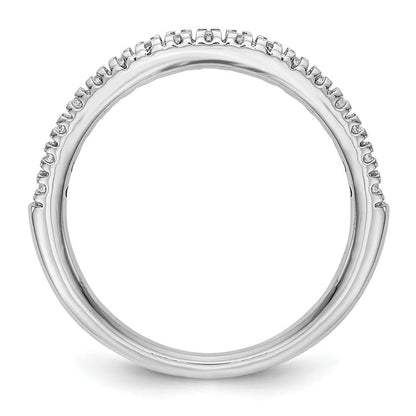 14K Weißgold Ring mit 0,25 ct. laborgezüchteten Diamanten VS/SI+ G+