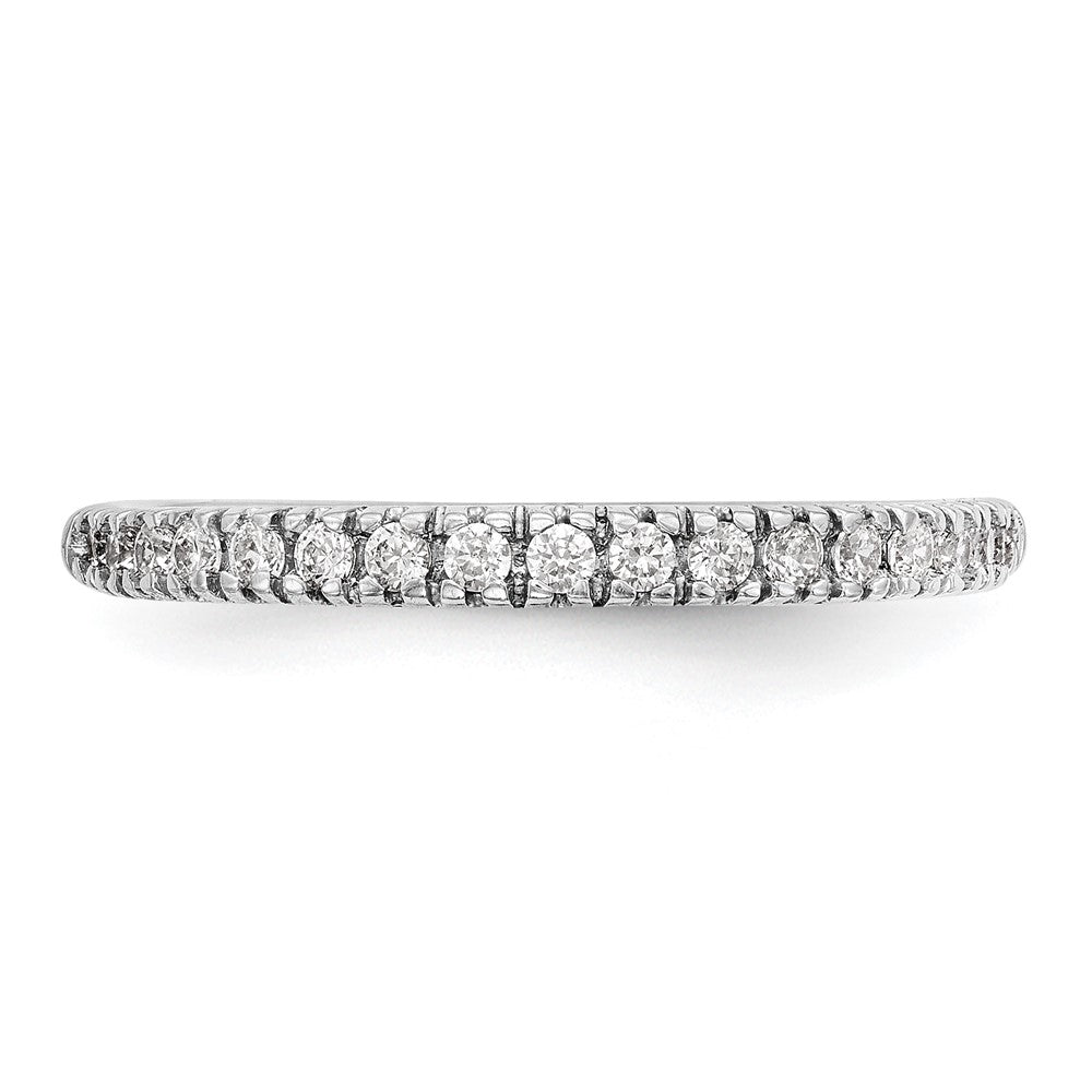 14K Weißgold Ring mit 0,25 ct. laborgezüchteten Diamanten VS/SI+ G+