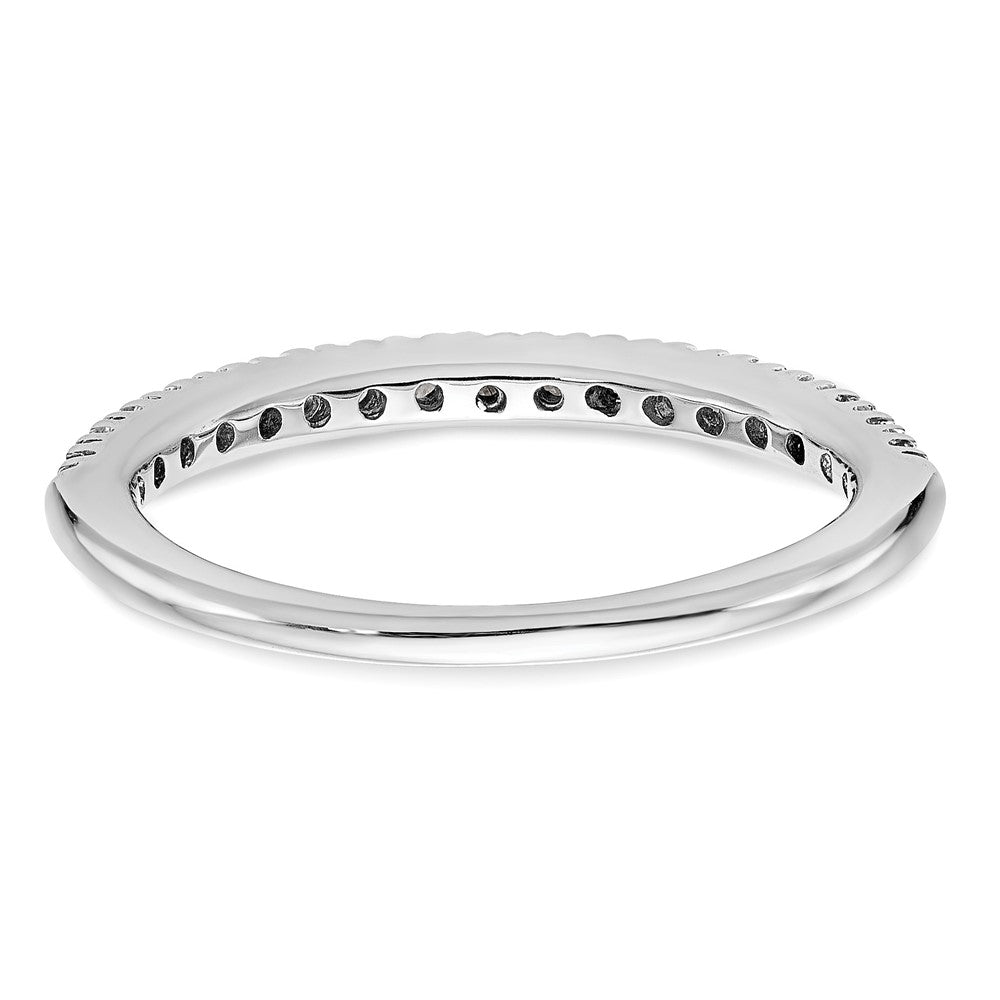 14K Weißgold Ehering mit natürlichen Diamanten, 0,255 ct Gesamtgewicht