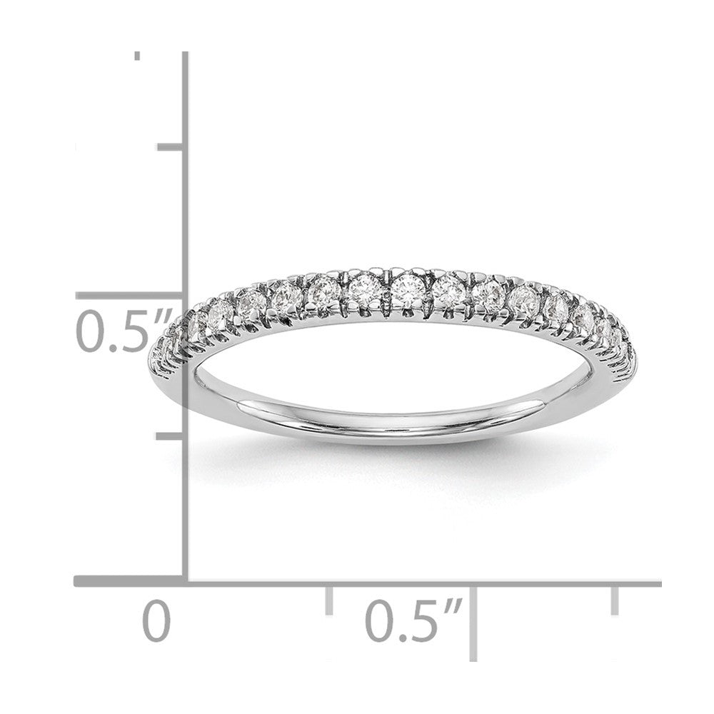 14K Weißgold Ring mit 0,25 ct. laborgezüchteten Diamanten VS/SI+ G+