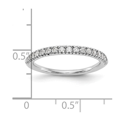 14K Weißgold Ring mit 0,25 ct. laborgezüchteten Diamanten VS/SI+ G+