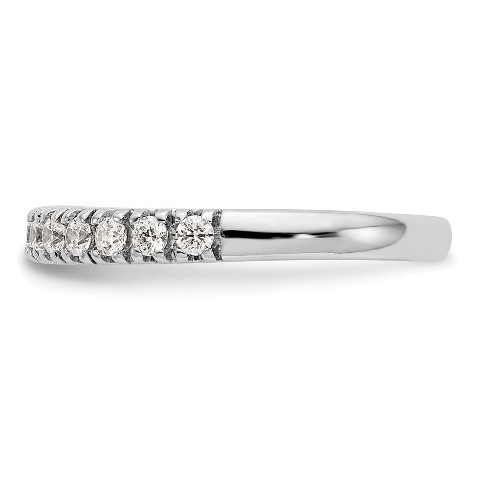 14K Weißgold Ehering für Damen mit natürlichen Diamanten, 0,495 ct Gesamtgewicht