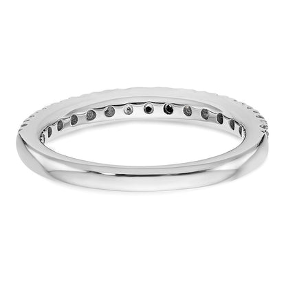 14K Weißgold Ehering für Damen mit natürlichen Diamanten, 0,495 ct Gesamtgewicht