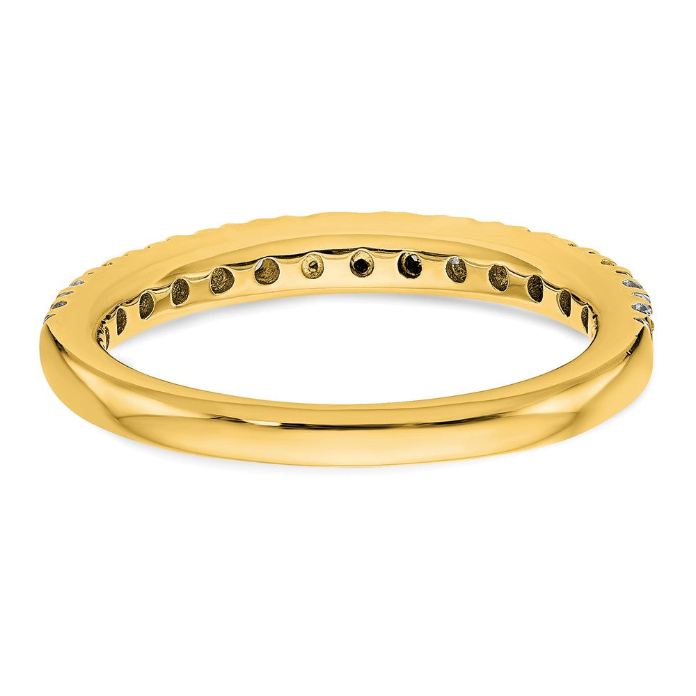 14K Gelbgold Ring mit echten Diamanten