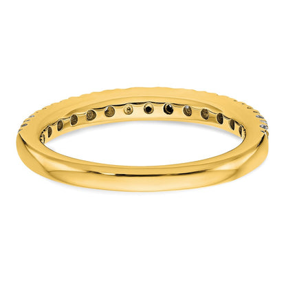 14K Gelbgold Ring mit echten Diamanten