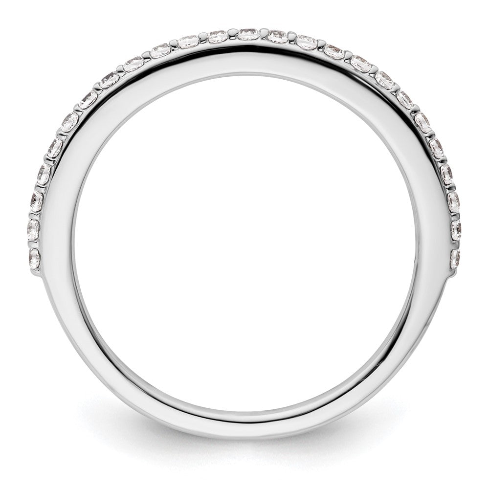 14K Weißgold Ring mit Laborgezüchteten Diamanten VS/SI+ G+