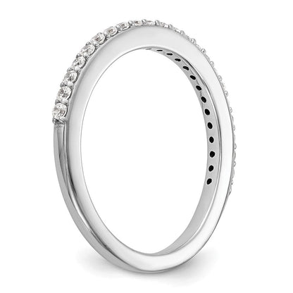 14K Weißgold Ehering mit natürlichen Diamanten