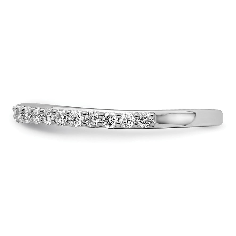 True Origin 14K Weißgold 3/8 Karat Im Labor Gezüchtet Diamant Vs+ F+ Komplett Ehering Ring