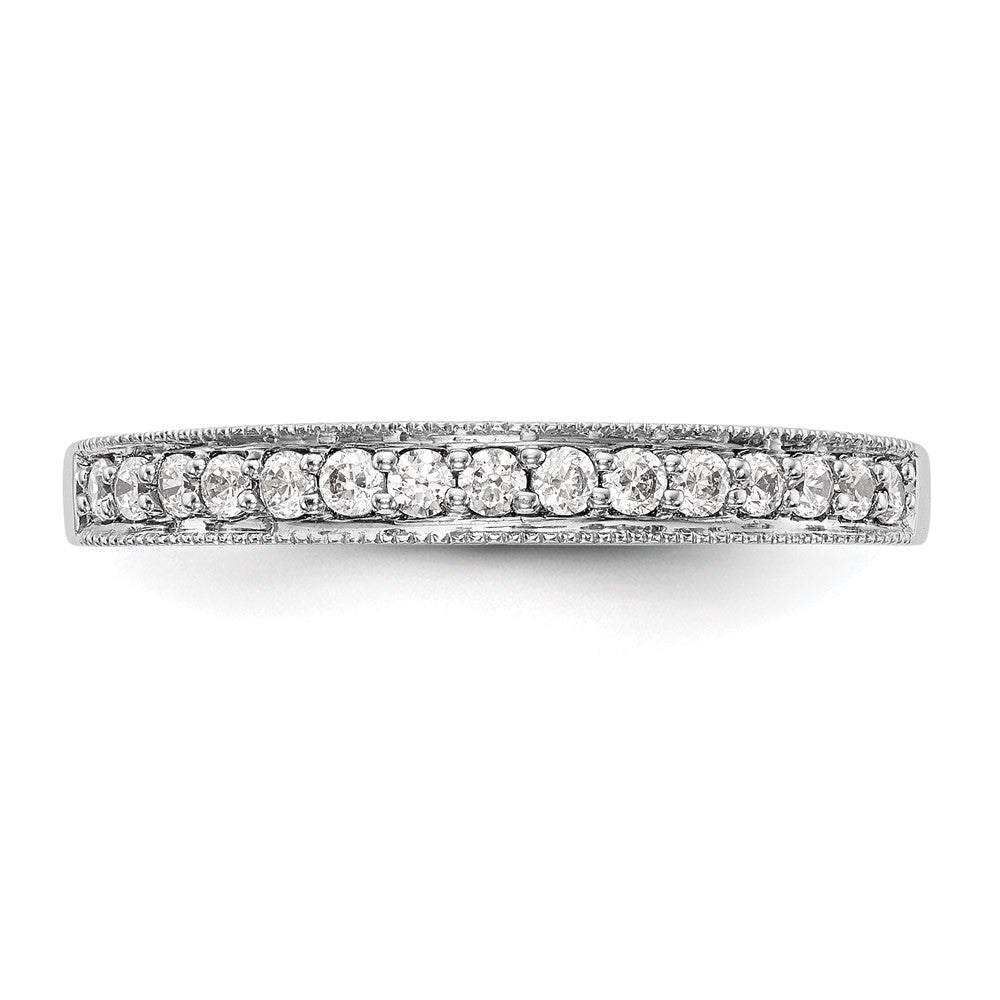 14K Weißgold Ring mit 0,2 ct. laborgezüchteten Diamanten VS/SI+ G+