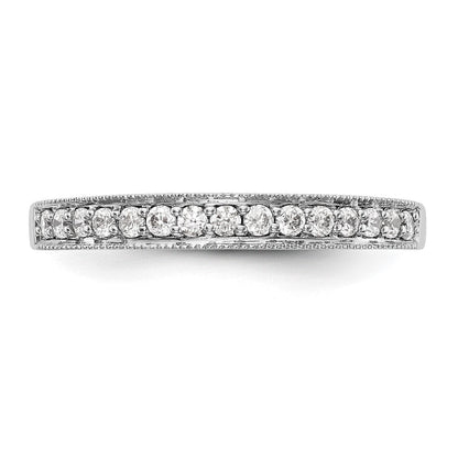 14K Weißgold Ring mit 0,2 ct. laborgezüchteten Diamanten VS/SI+ G+