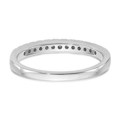 14K Weißgold Ehering mit natürlichen Diamanten