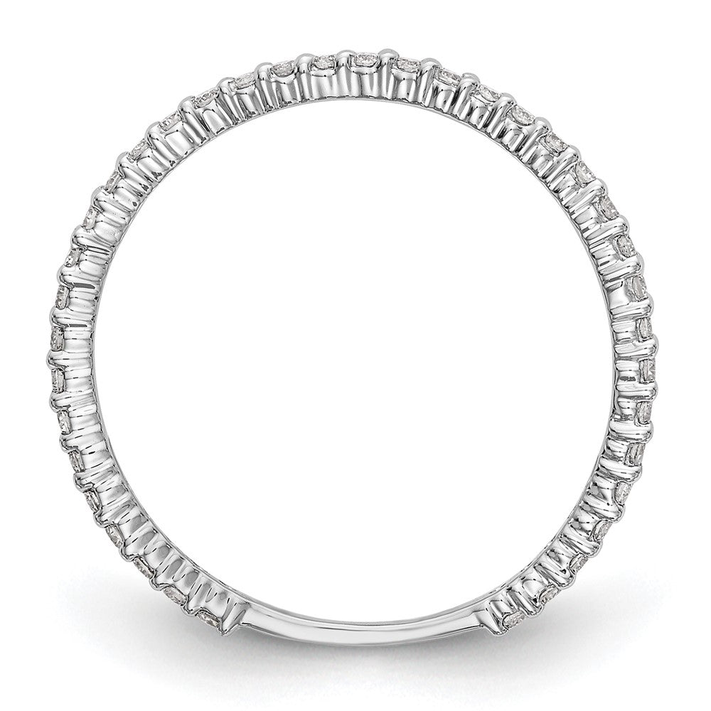 14K Weißgold Ring mit im Labor gezüchteten Diamanten, VS/SI+ G+