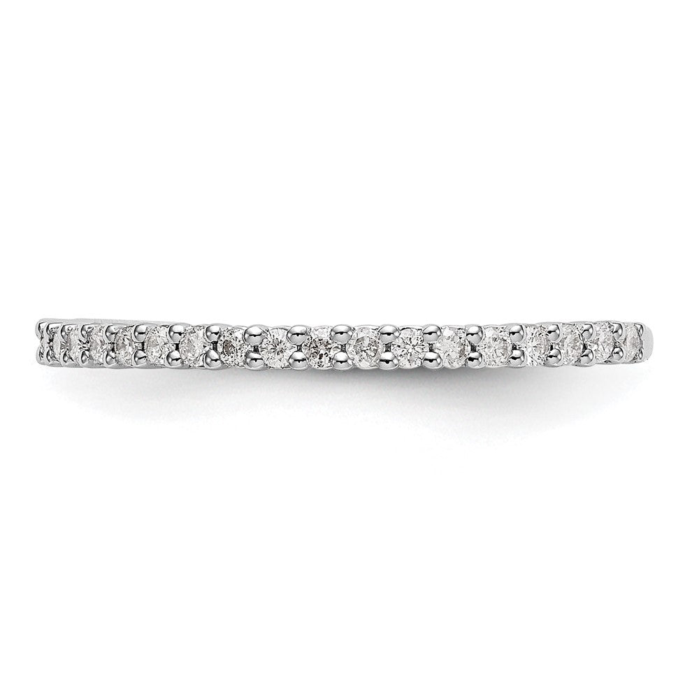 14K Weißgold Ring mit im Labor gezüchteten Diamanten, VS/SI+ G+