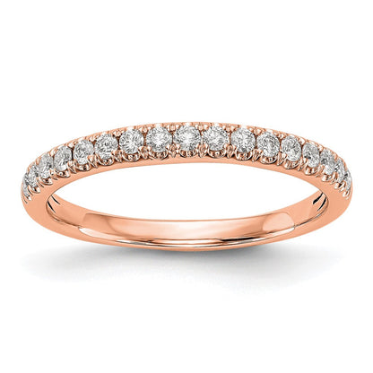 14K Roségold Ring mit echten Diamanten