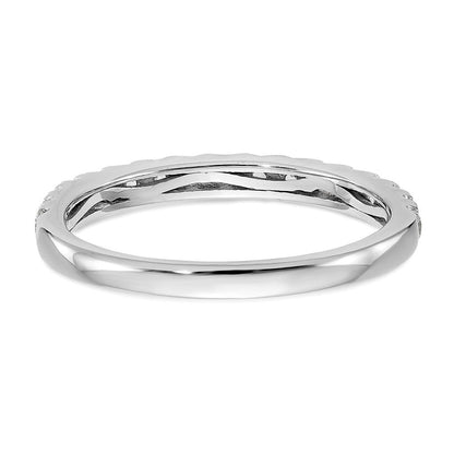 14K Weißgold Ring mit 0,375 ct. im Labor gezüchteten Diamanten VS/SI+ G+