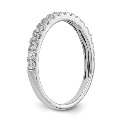 14K Weißgold Ring mit 0,375 ct. im Labor gezüchteten Diamanten VS/SI+ G+