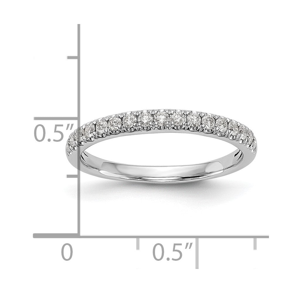14K Weißgold Ring mit 0,375 ct. im Labor gezüchteten Diamanten VS/SI+ G+