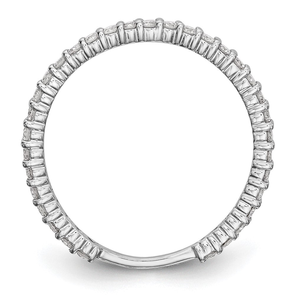 14K Weißgold Ring mit 0,375 ct. laborgezüchteten Diamanten, VS/SI+ G+