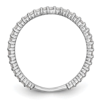 14K Weißgold Ring mit 0,375 ct. laborgezüchteten Diamanten, VS/SI+ G+