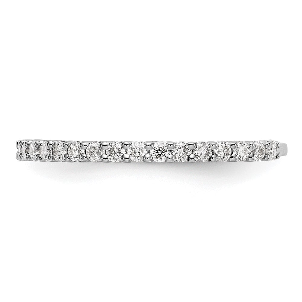 14K Weißgold Ring mit 0,375 ct. laborgezüchteten Diamanten, VS/SI+ G+